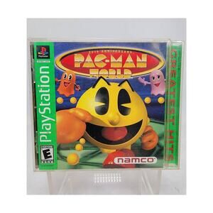 Pac-Man World 20th Anniversary (Sony PlayStation 1/PS1 1999) CIB Black Label